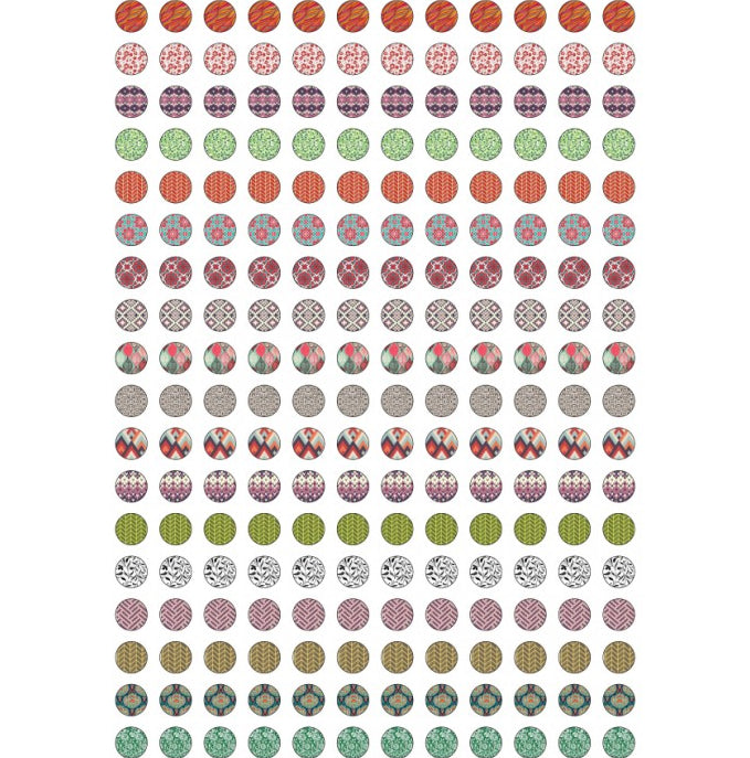 Designs Sheet - Multi-Colour Patterns