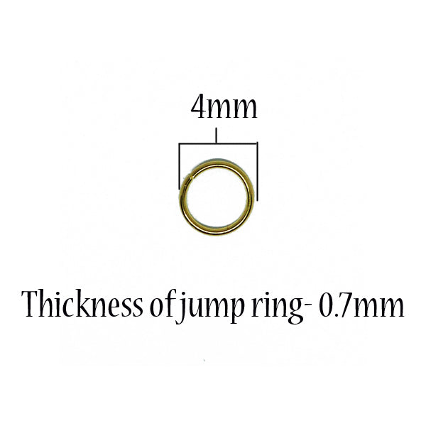 Jump rings - Stainless steel in Gold