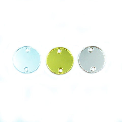 Mirror connectors 15mm in various colours