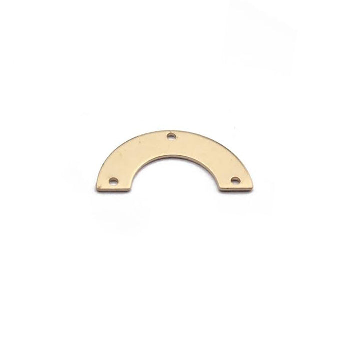 Raw brass arch shape (x10)