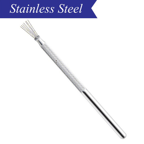Stainless steel feather wire clay tool