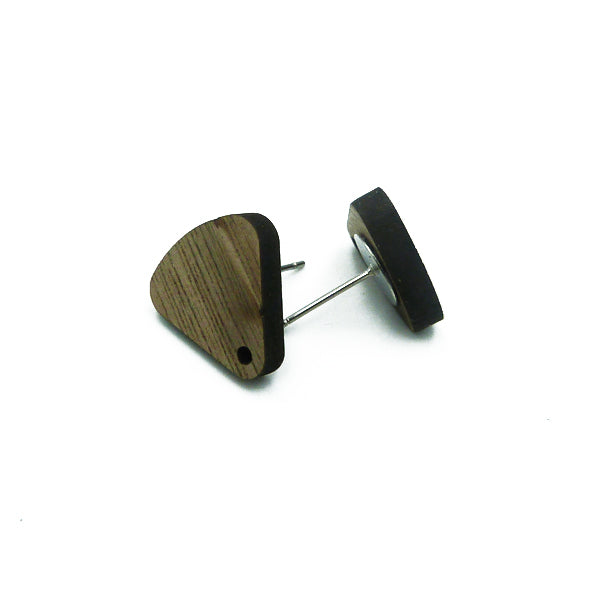Rounded triangle wooden stud with stainless steel post (x10)