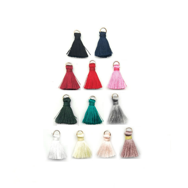 Tassels in various colours - 25mm (x10)