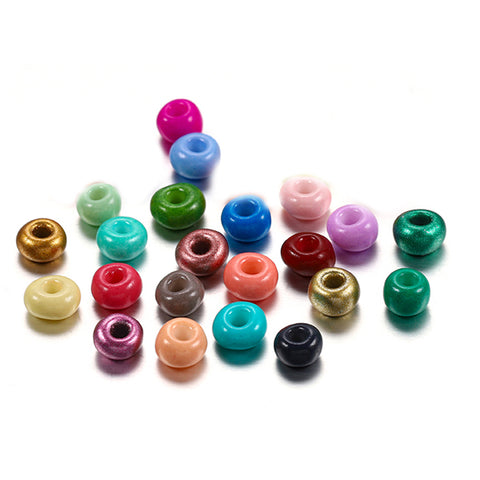 Czec glass spacer beads 3mm in various colours (x100)