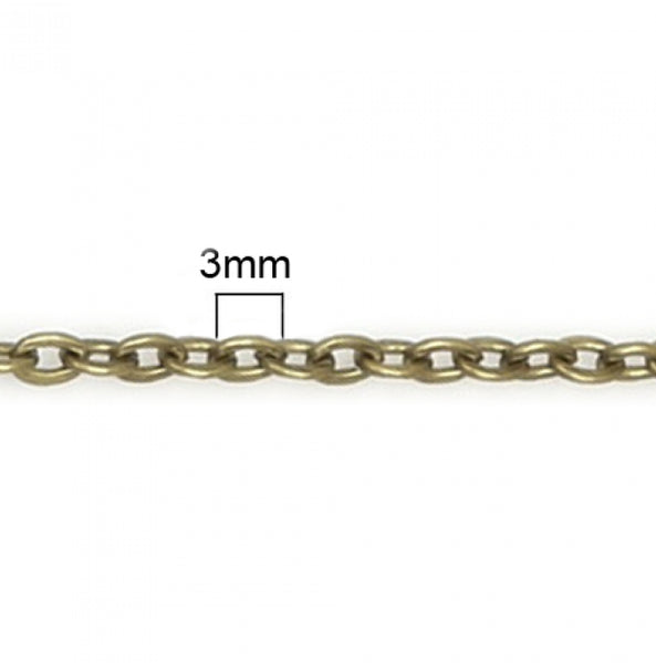 Metal Chain - Antique Bronze Tone