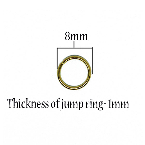 Jump rings - Stainless steel in Gold