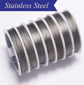 Stainless steel wire in Silver