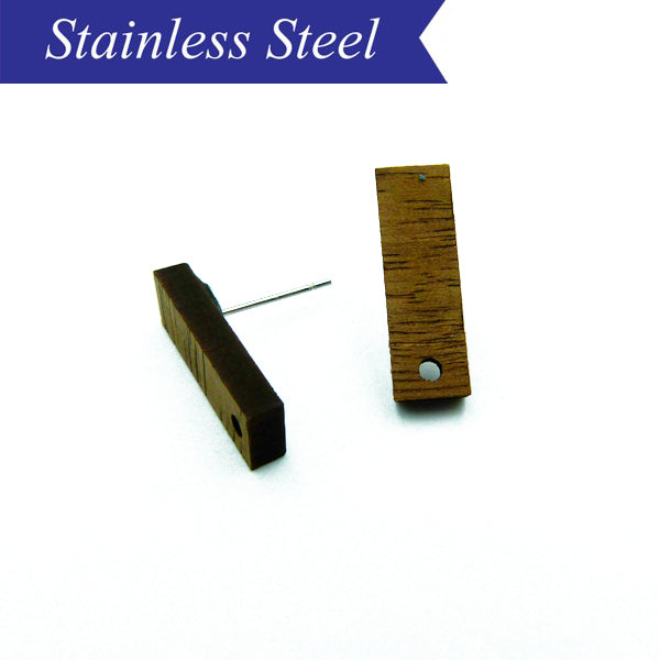Rectangle wooden stud with stainless steel post (x10)