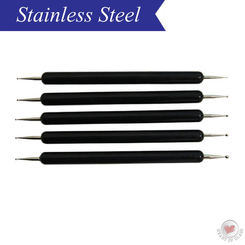 Stainless steel clay small dotting embossing tool set