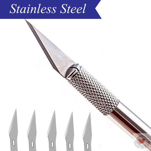 Stainless steel precision stylo clay knife